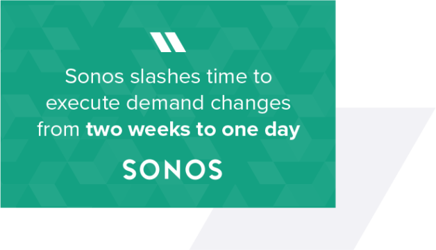 Sonos将执行需求变更的时间从两周缩短至一天。